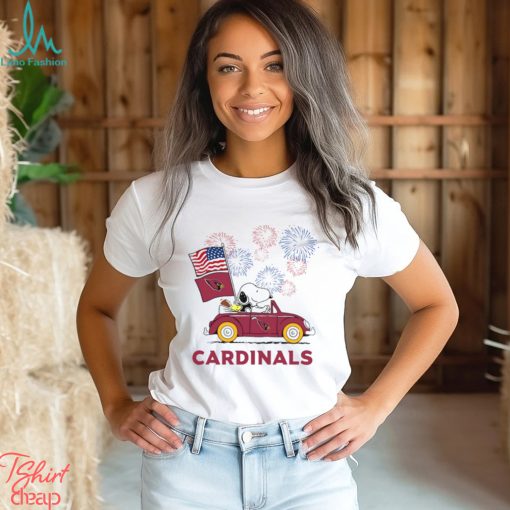 Snoopy Football Happy 4th Of July Arizona Cardinals Shirt