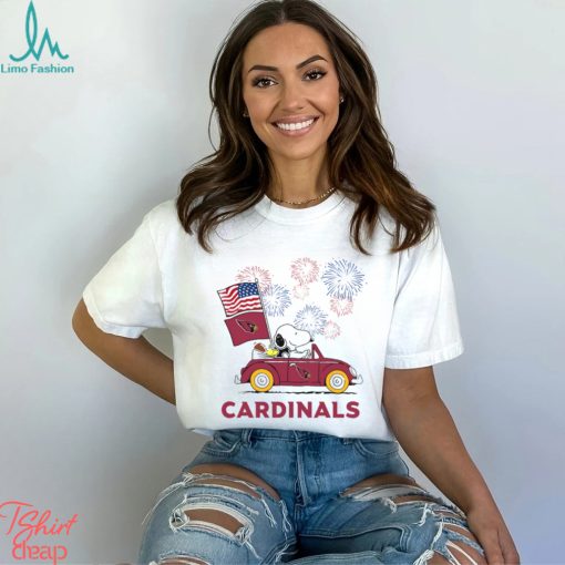 Snoopy Football Happy 4th Of July Arizona Cardinals Shirt