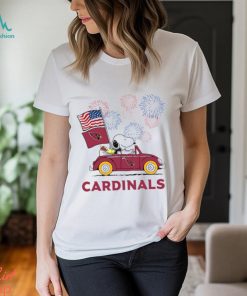 Snoopy Football Happy 4th Of July Arizona Cardinals Shirt