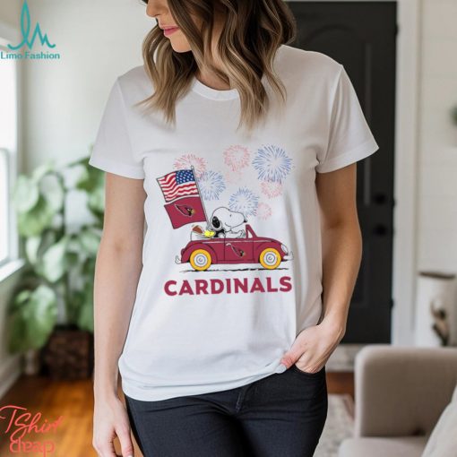 Snoopy Football Happy 4th Of July Arizona Cardinals Shirt