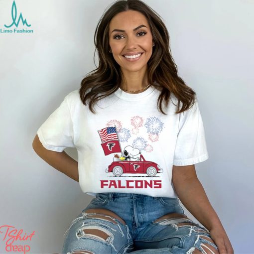 Snoopy Football Happy 4th Of July Atlanta Falcons Shirt