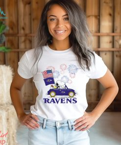 Snoopy Football Happy 4th Of July Baltimore Ravens Shirt