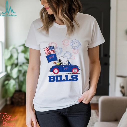 Snoopy Football Happy 4th Of July Buffalo Bills Shirt