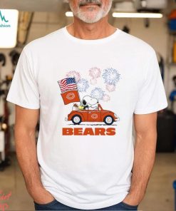 Snoopy Football Happy 4th Of July Chicago Bears Shirt