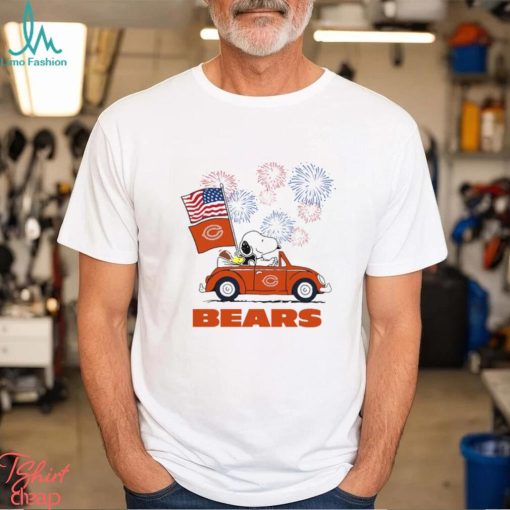 Snoopy Football Happy 4th Of July Chicago Bears Shirt