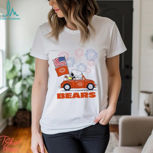 Snoopy Football Happy 4th Of July Chicago Bears Shirt