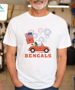 Snoopy Football Happy 4th Of July Cincinnati Bengals Shirt