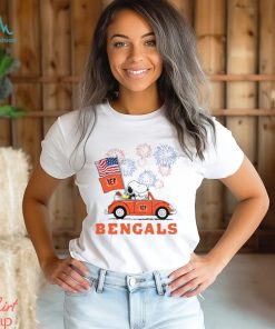 Snoopy Football Happy 4th Of July Cincinnati Bengals Shirt