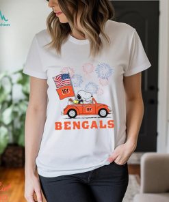 Snoopy Football Happy 4th Of July Cincinnati Bengals Shirt