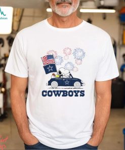 Snoopy Football Happy 4th Of July Dallas Cowboys Shirt