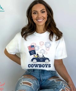 Snoopy Football Happy 4th Of July Dallas Cowboys Shirt