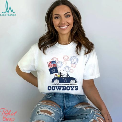 Snoopy Football Happy 4th Of July Dallas Cowboys Shirt