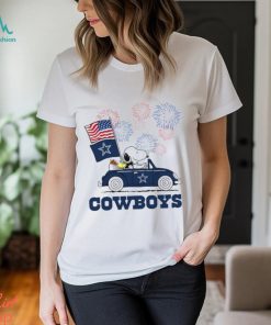 Snoopy Football Happy 4th Of July Dallas Cowboys Shirt