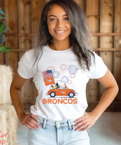 Snoopy Football Happy 4th Of July Denver Broncos Shirt