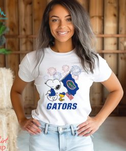 Snoopy Football Happy 4th Of July Florida Gators Shirt