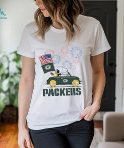 Snoopy Football Happy 4th Of July Green Bay Packers Shirt