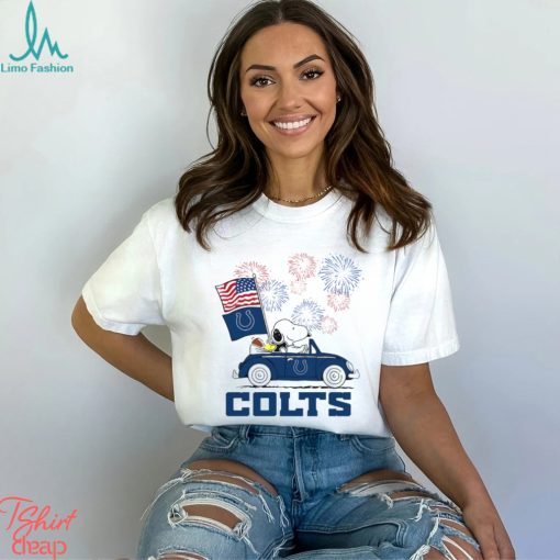 Snoopy Football Happy 4th Of July Indianapolis Colts Shirt