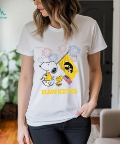 Snoopy Football Happy 4th Of July Iowa Hawkeyes Shirt