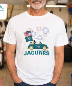 Snoopy Football Happy 4th Of July Jacksonville Jaguars Shirt