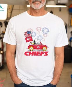 Snoopy Football Happy 4th Of July Kansas City Chiefs Shirt