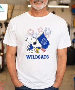 Snoopy Football Happy 4th Of July Kentucky Wildcats Shirt