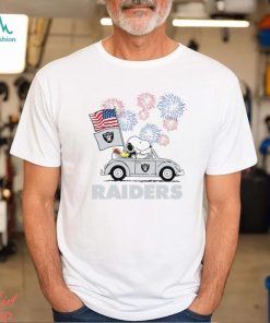 Snoopy Football Happy 4th Of July Las Vegas Raiders Shirt