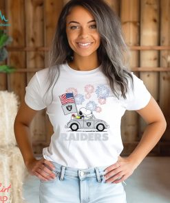 Snoopy Football Happy 4th Of July Las Vegas Raiders Shirt