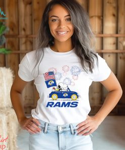 Snoopy Football Happy 4th Of July Los Angeles Rams Shirt
