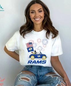 Snoopy Football Happy 4th Of July Los Angeles Rams Shirt