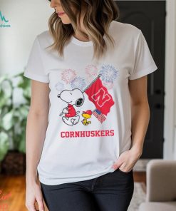 Snoopy Football Happy 4th Of July Nebraska Cornhuskers Shirt