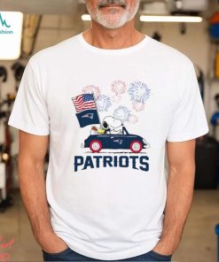 Snoopy Football Happy 4th Of July New England Patriots Shirt