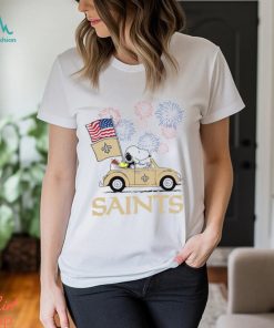 Snoopy Football Happy 4th Of July New Orleans Saints Shirt