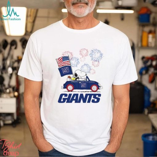 Snoopy Football Happy 4th Of July New York Giants Shirt