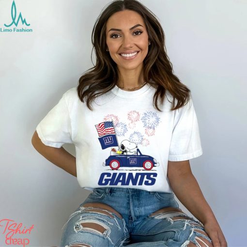 Snoopy Football Happy 4th Of July New York Giants Shirt