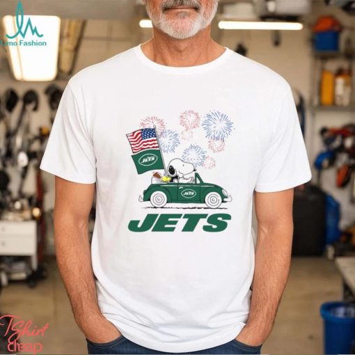 Snoopy Football Happy 4th Of July New York Jets Shirt