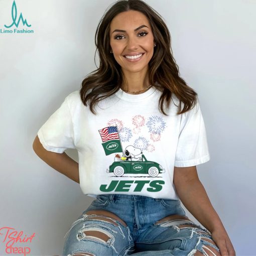 Snoopy Football Happy 4th Of July New York Jets Shirt