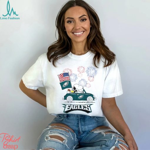 Snoopy Football Happy 4th Of July Philadelphia Eagles Shirt