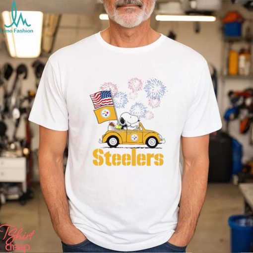 Snoopy Football Happy 4th Of July Pittsburgh Steelers Shirt