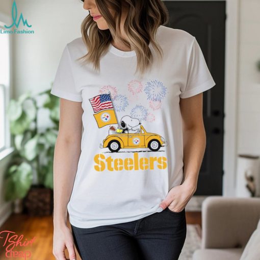 Snoopy Football Happy 4th Of July Pittsburgh Steelers Shirt