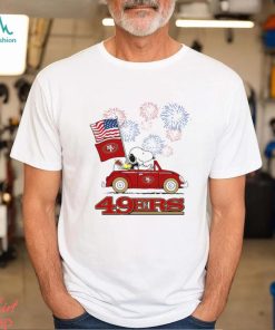 Snoopy Football Happy 4th Of July San Francisco 49ers Shirt