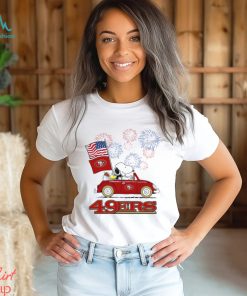 Snoopy Football Happy 4th Of July San Francisco 49ers Shirt