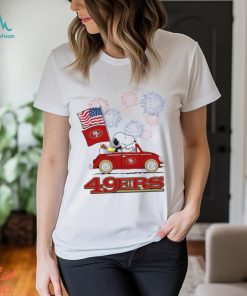 Snoopy Football Happy 4th Of July San Francisco 49ers Shirt