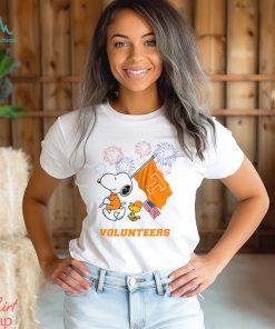 Snoopy Football Happy 4th Of July Tennessee Volunteers Shirt