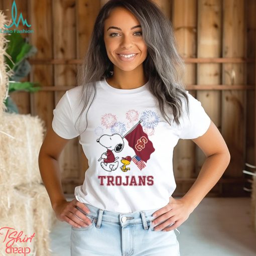 Snoopy Football Happy 4th Of July USC Trojans Shirt