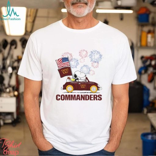 Snoopy Football Happy 4th Of July Washington Commanders Shirt