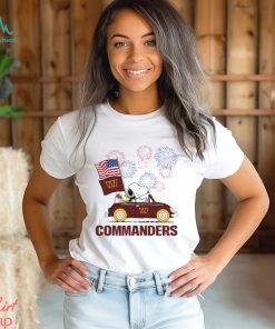 Snoopy Football Happy 4th Of July Washington Commanders Shirt