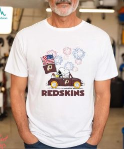 Snoopy Football Happy 4th Of July Washington Redskins Shirt