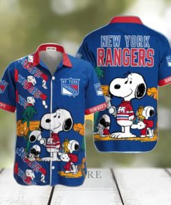 Snoopy NY Rangers Funny Hawaiian Shirt Summer Beach