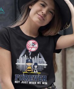 Snoopy New York Yankees Baseball Team Skyline Forever Shirt