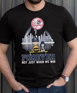 Snoopy New York Yankees Baseball Team Skyline Forever Shirt